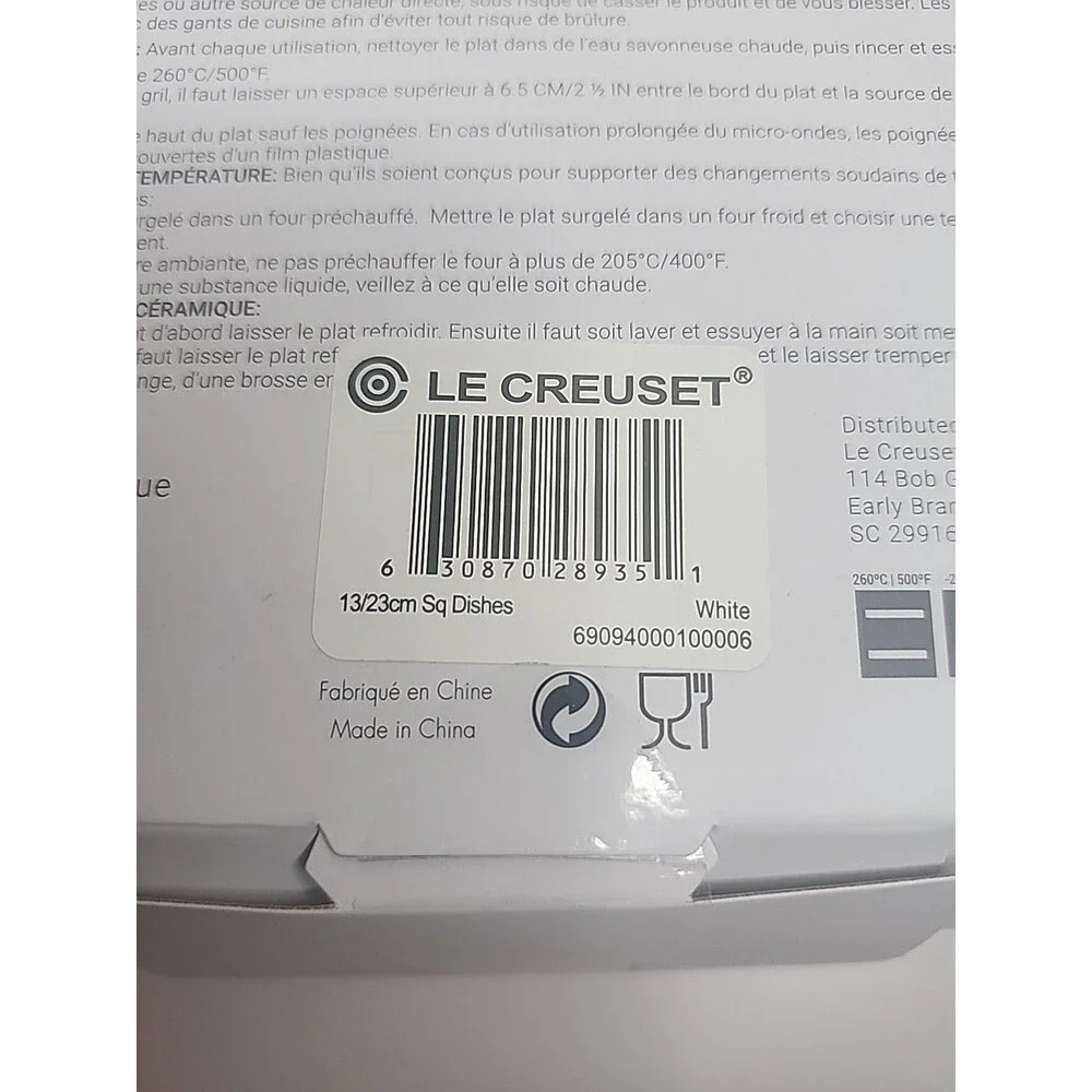 Le Creuset Heritage Stoneware Square Baking Dishes 5